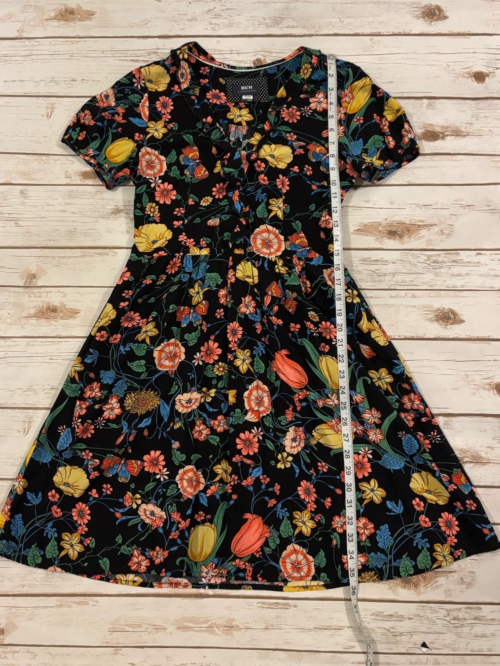 Anthropologie Maeve Bloedel Floral Dress Size 6 - Picture 6 of 16